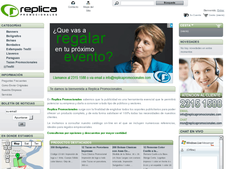 www.replicapromocionales.com