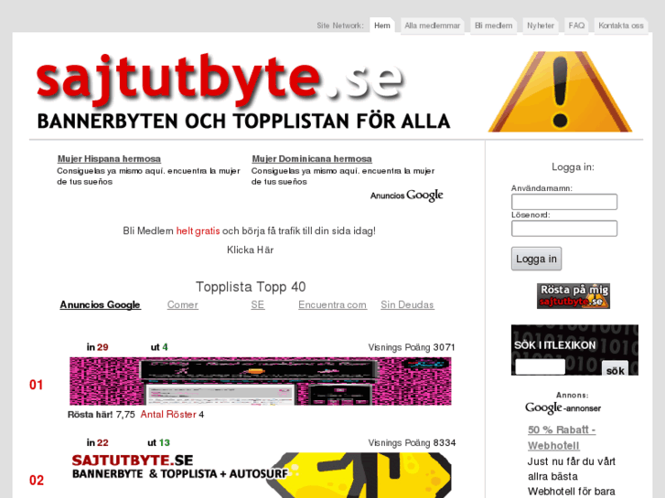 www.sajtutbyte.se