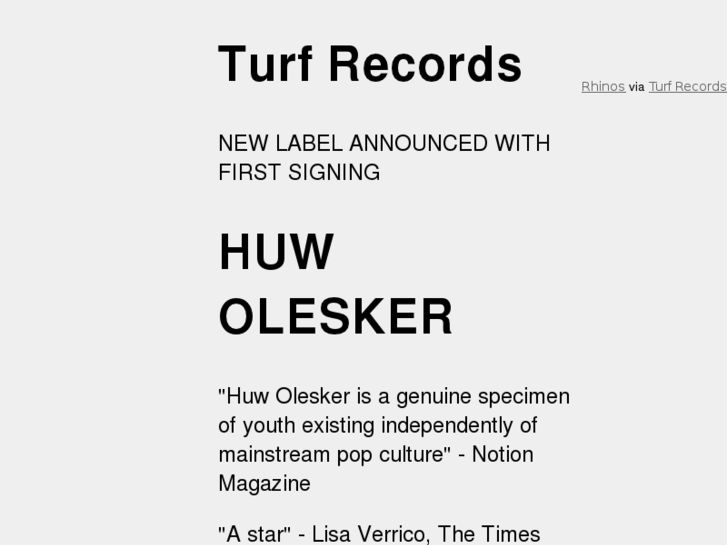 www.turfrecords.com