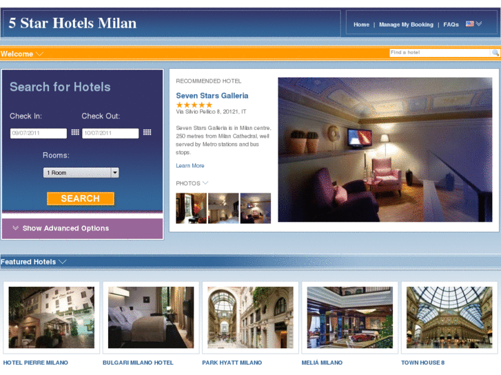 www.5starhotelmilan.com