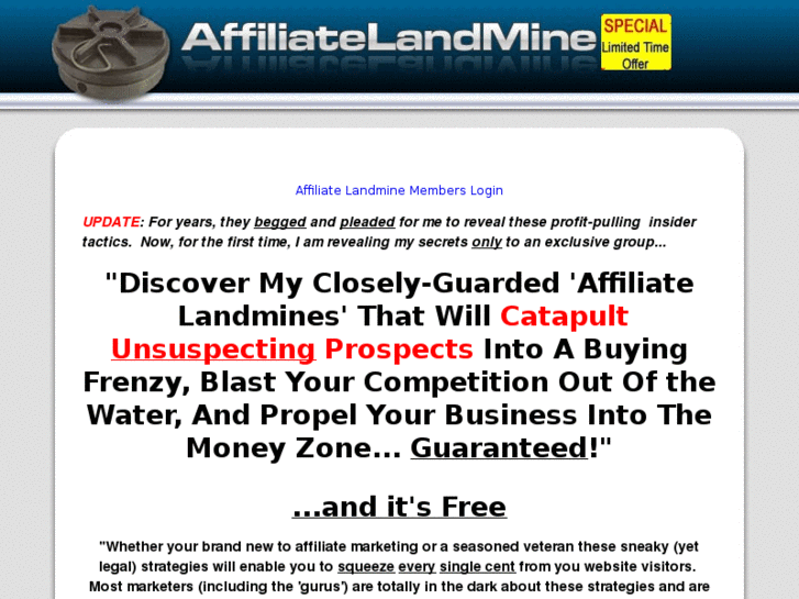 www.affiliatelandmineprofits.com