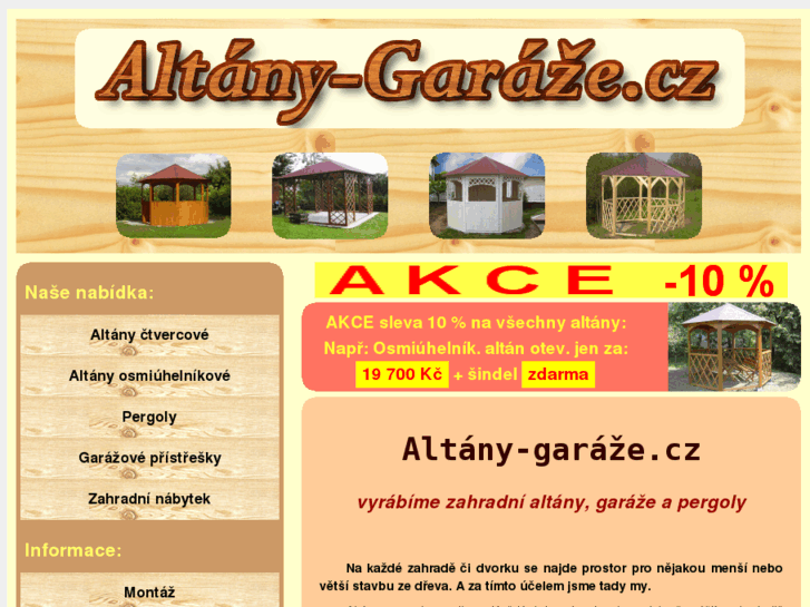 www.altany-garaze.cz