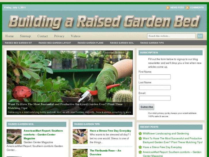 www.buildingaraisedgardenbed.com