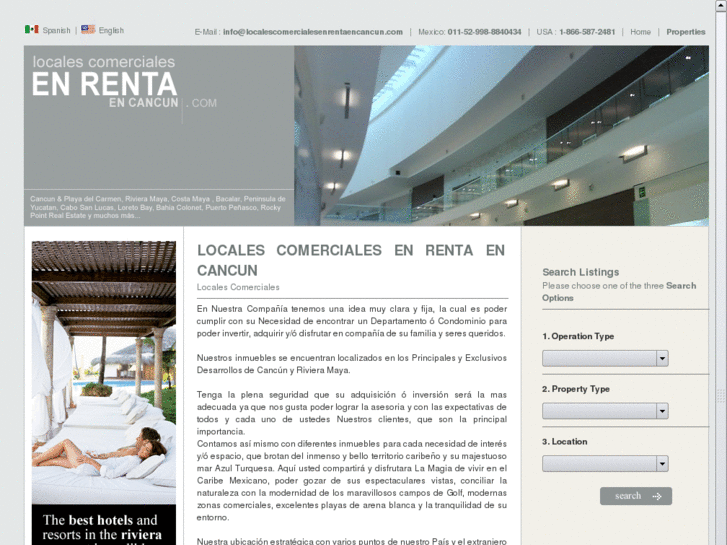 www.localescomercialesenrentaencancun.com