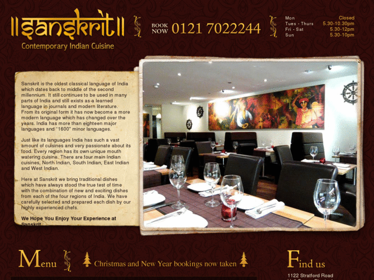 www.sanskritrestaurant.com