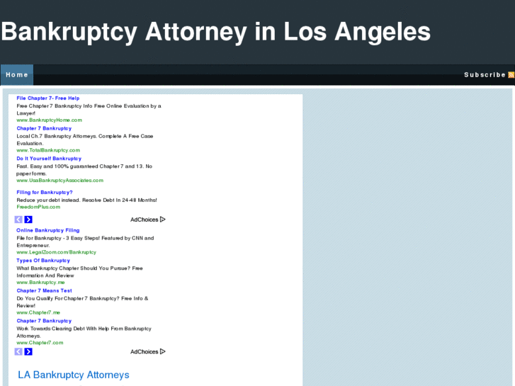 www.bankruptcyattorneylosangeles.net