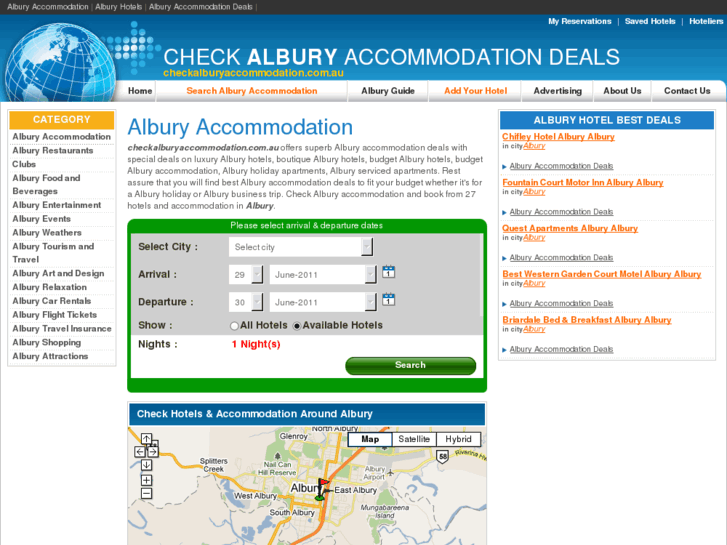 www.checkalburyaccommodation.com.au