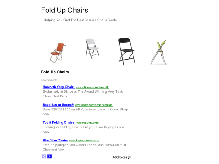 www.foldupchairs.org