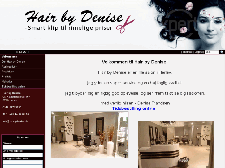 www.hairbydenise.dk