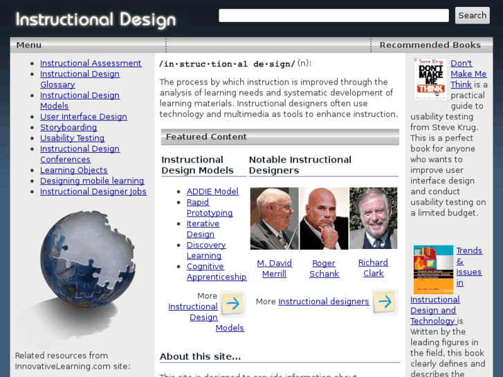 www.instructionaldesign.org