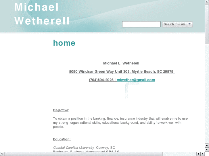 www.mwetherell.info