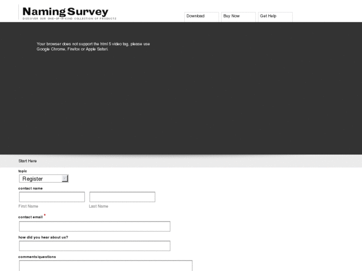 www.namingsurvey.com