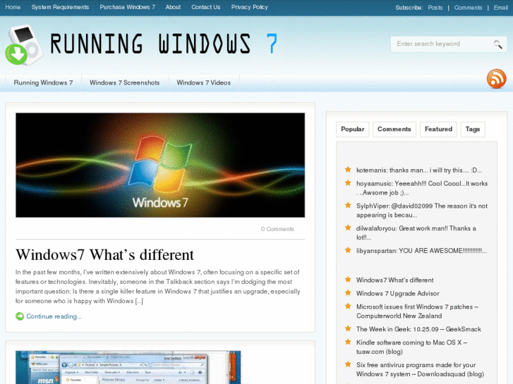 www.runningwindows7.com