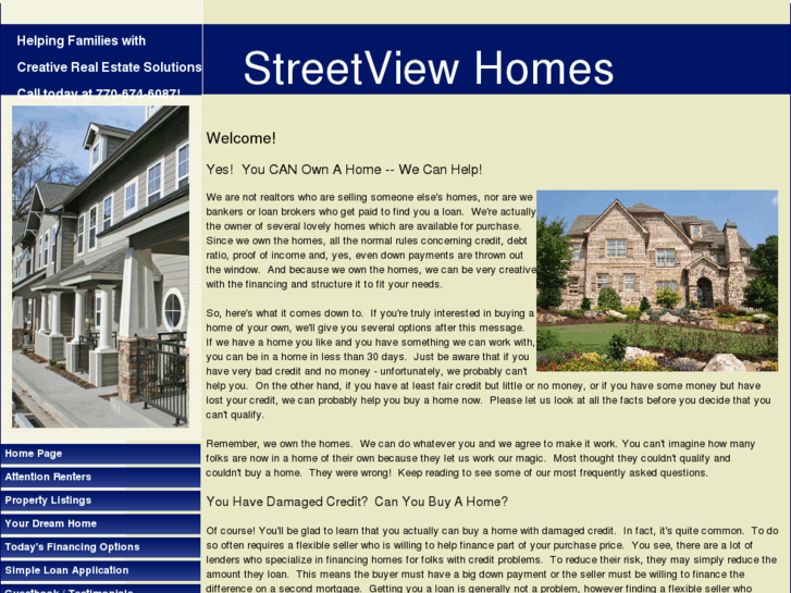 www.streetviewhomes.com