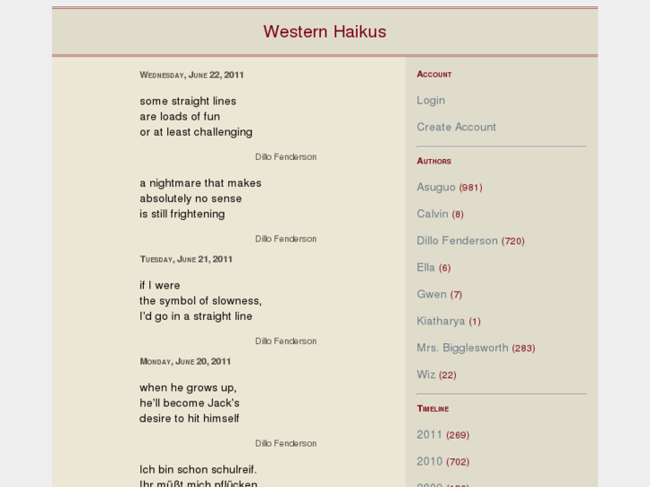 www.westernhaikus.org