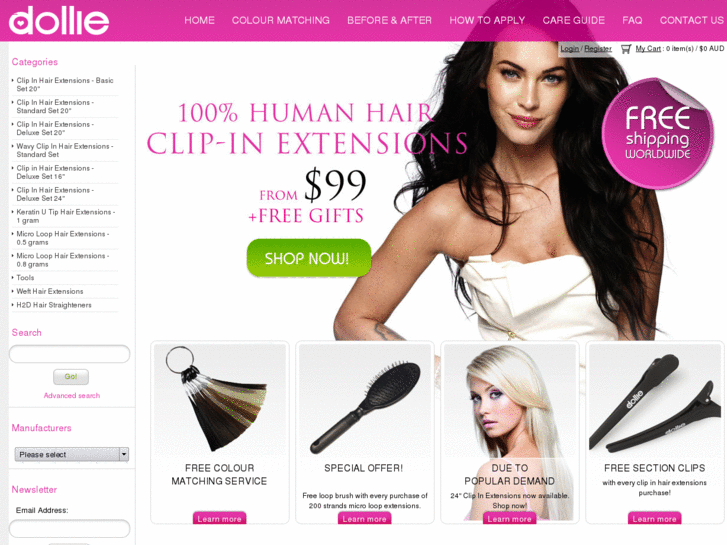 www.dolliehairextensions.com.au