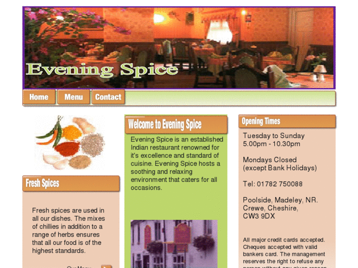 www.eveningspice.co.uk