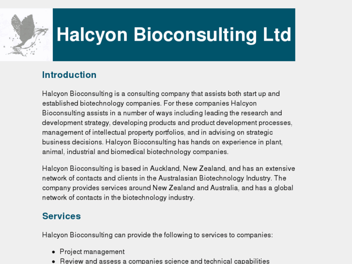 www.halcyonbioconsulting.com