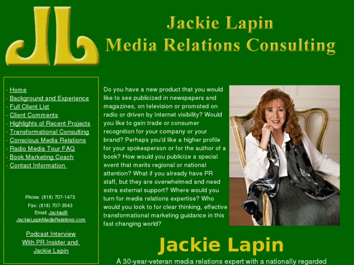 www.jackielapinmediarelations.com