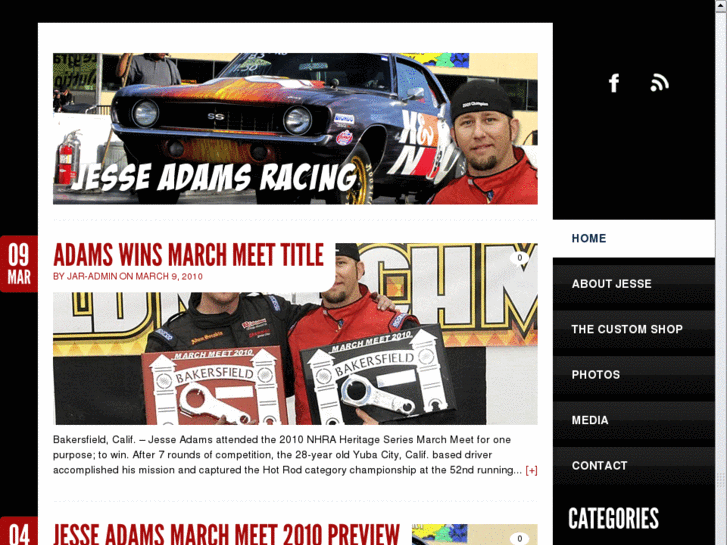 www.jesseadamsracing.com