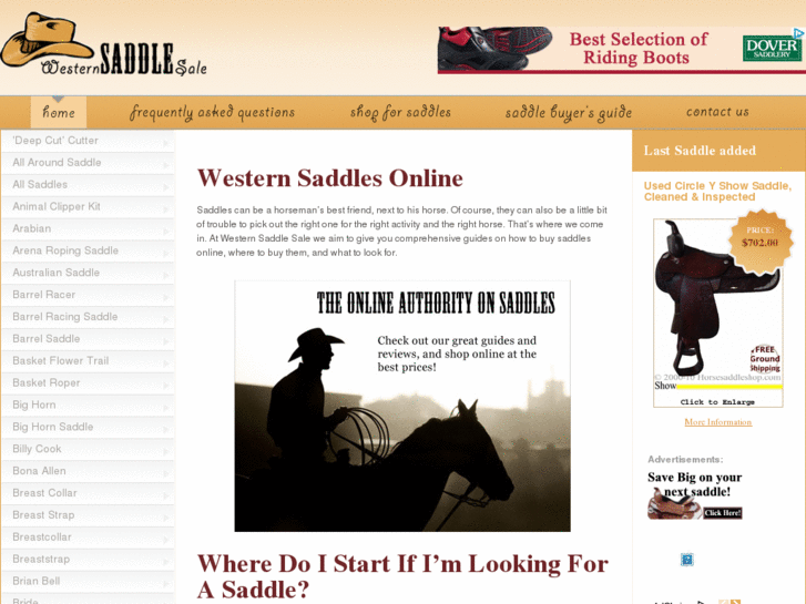 www.westernsaddlesale.com