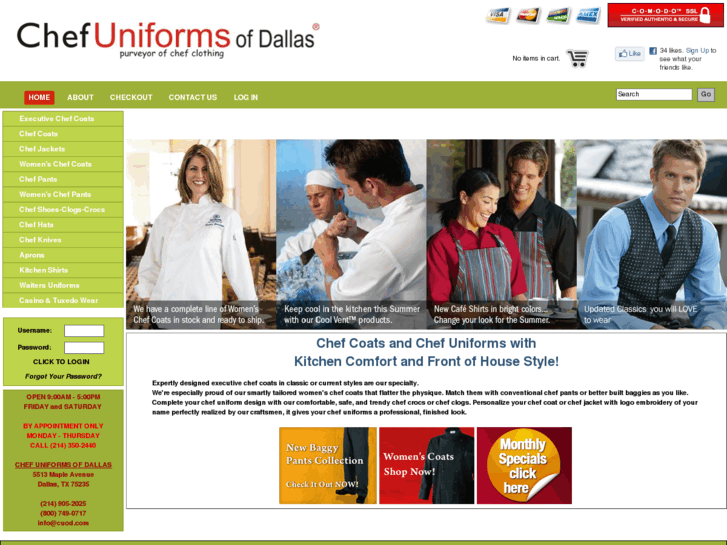 www.chefuniformsofdallas.com