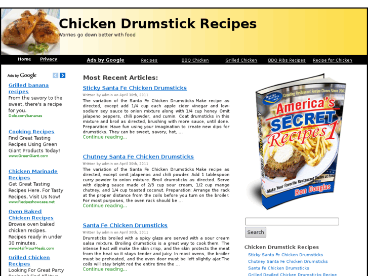 www.drumstickrecipes.com