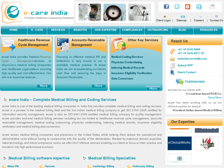 www.ecareindia.com