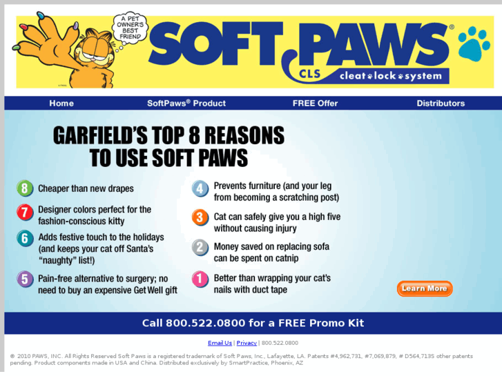 www.garfieldsoftclaws.com