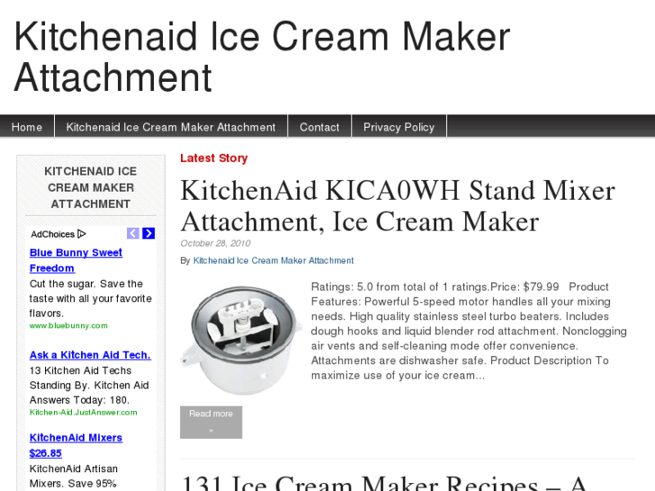 www.kitchenaidicecreammakerattachment.com