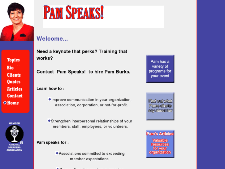 www.pamspeaks.com