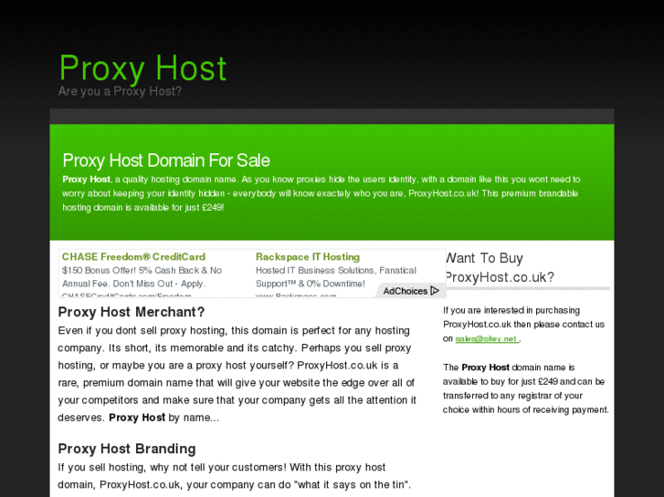 www.proxyhost.co.uk