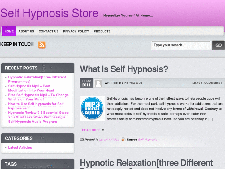 www.selfhypnosisstore.info