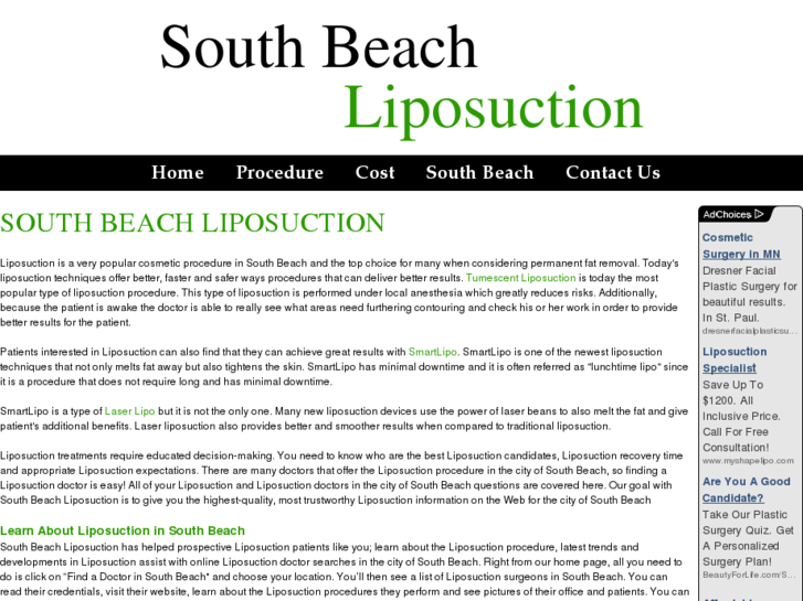 www.southbeachliposuction.com