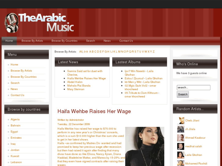 www.thearabicmusic.com