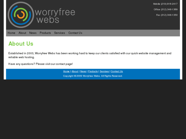 www.worryfreewebs.net