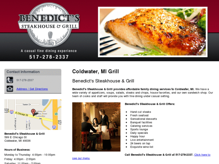 www.benedictssteakhouseandgrill.net