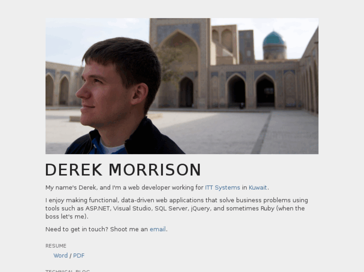 www.derek-morrison.com