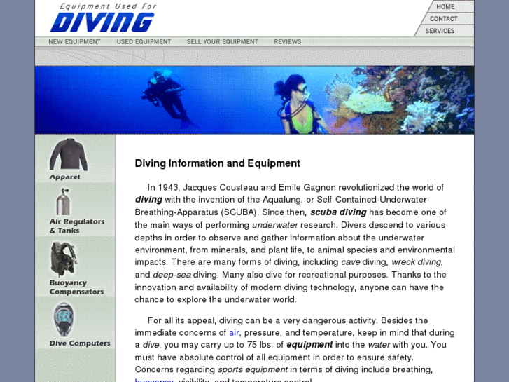 www.equipmentfordiving.com