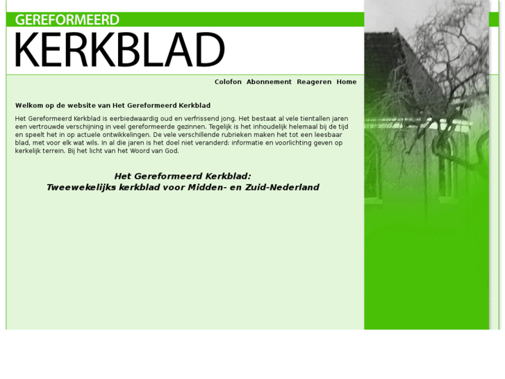 www.gereformeerdkerkblad.nl