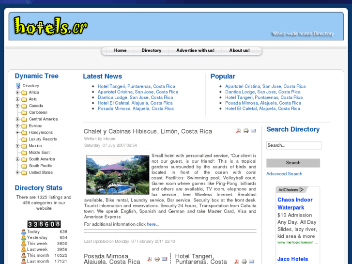 www.hotels.cr