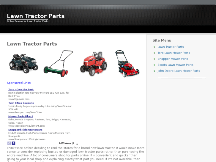 www.lawntractorparts.net