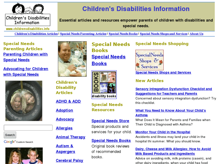 www.childrensdisabilities.info