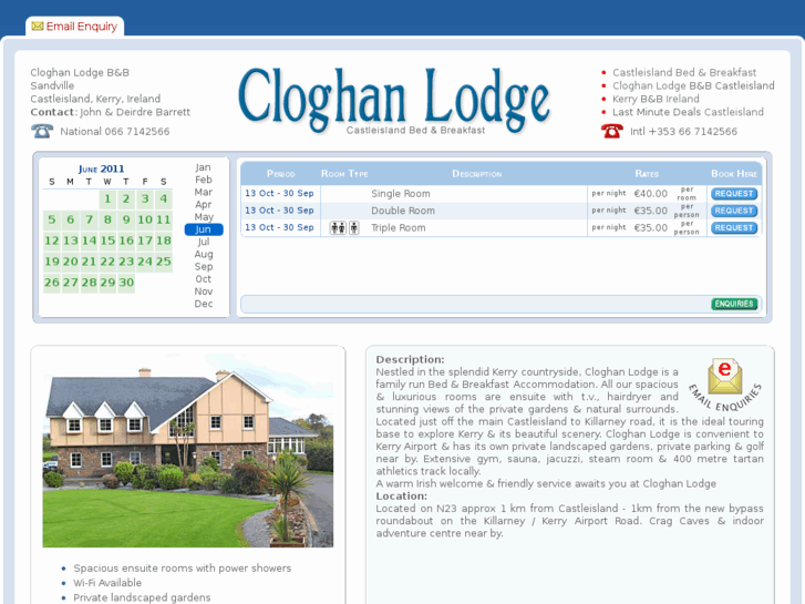 www.cloghanlodgebnb.com