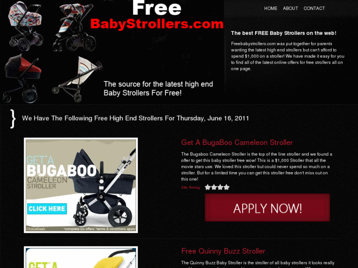 www.freebabystrollers.com