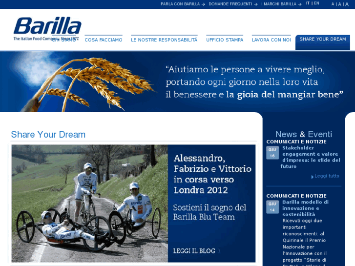 www.gruppobarilla.it