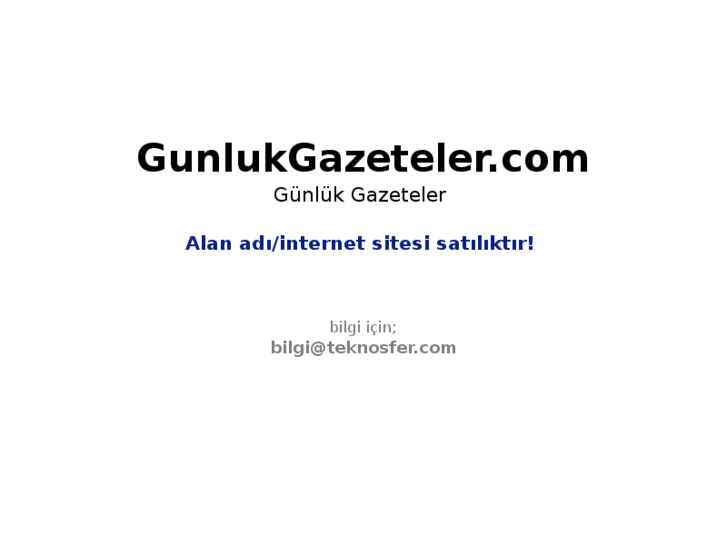 www.gunlukgazeteler.com