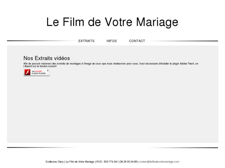 www.lefilmdevotremariage.com