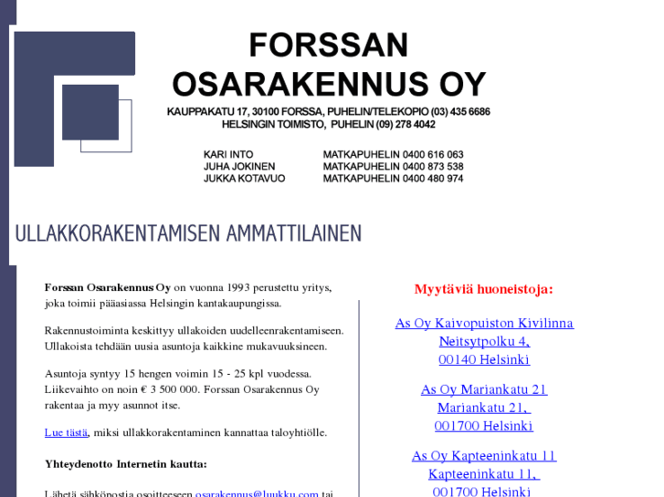 www.osarakennus.com