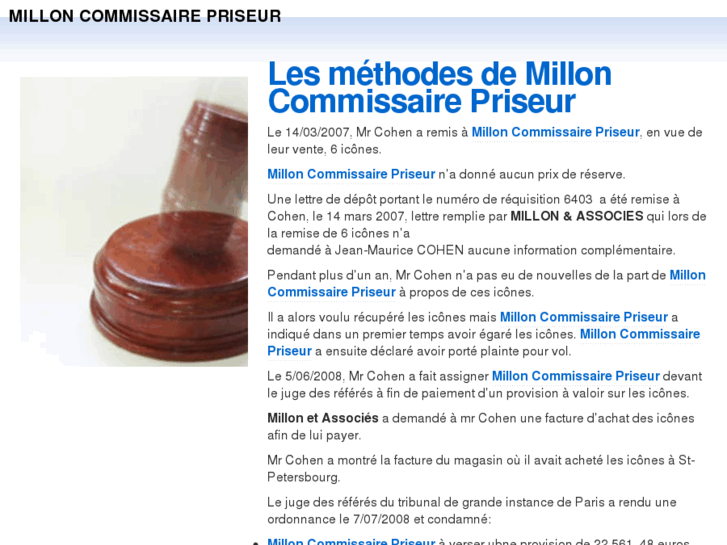 www.pratiques-de-millon-commissaire-priseur.com